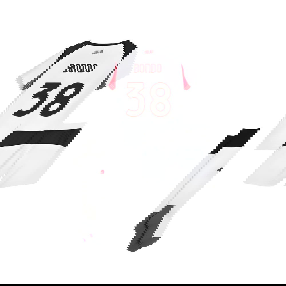 Fotbalové Dresy AC Milan Dětské BONDO #38 Venkovní Dres 2025-2026