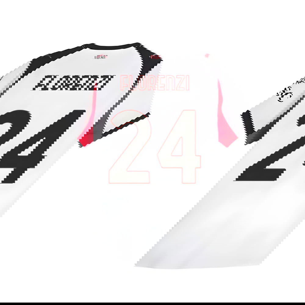 Fotbalové Dresy AC Milan FLORENZI #24 Venkovní Dres 2025-2026