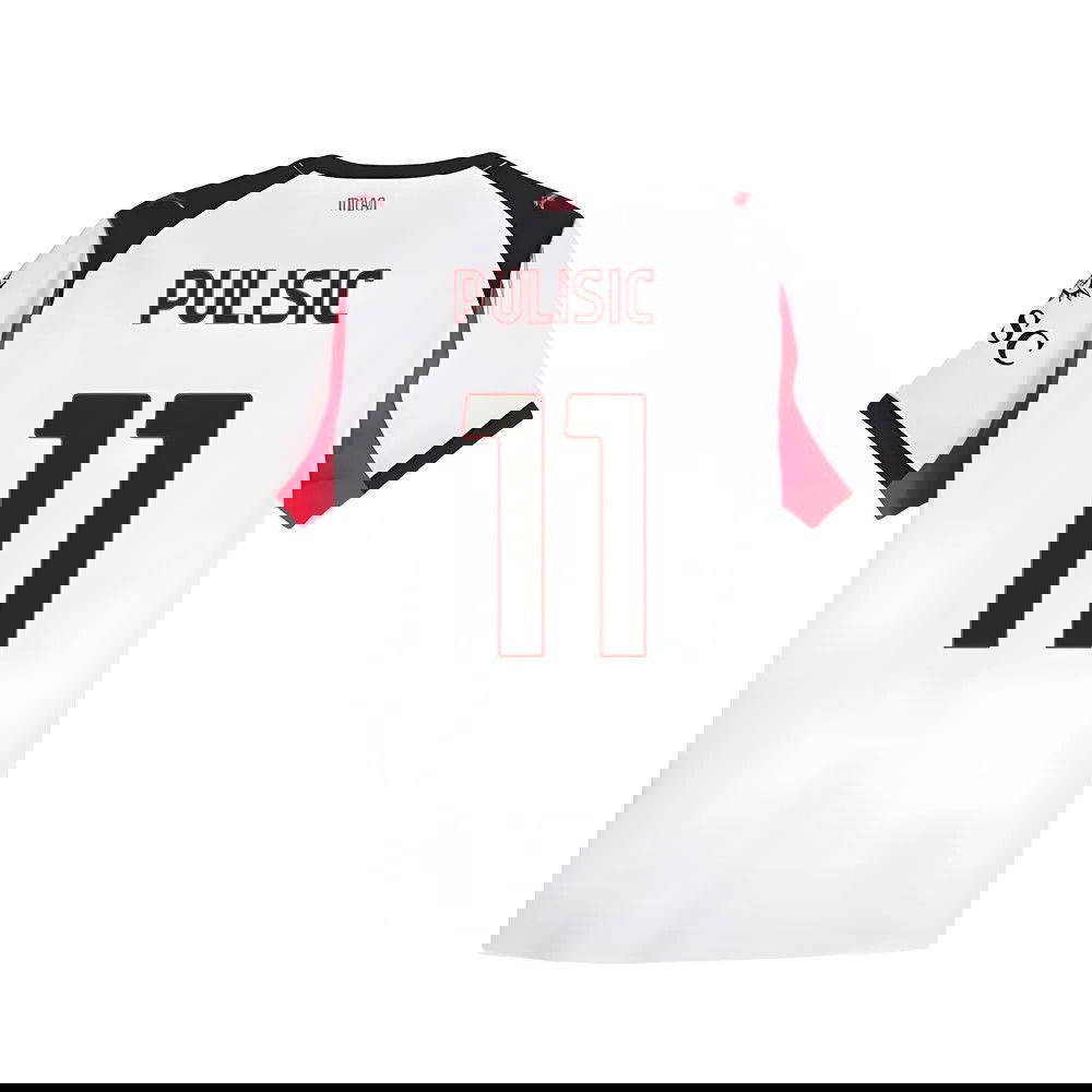 Fotbalové Dresy AC Milan PULISIC #11 Venkovní Dres 2025-2026