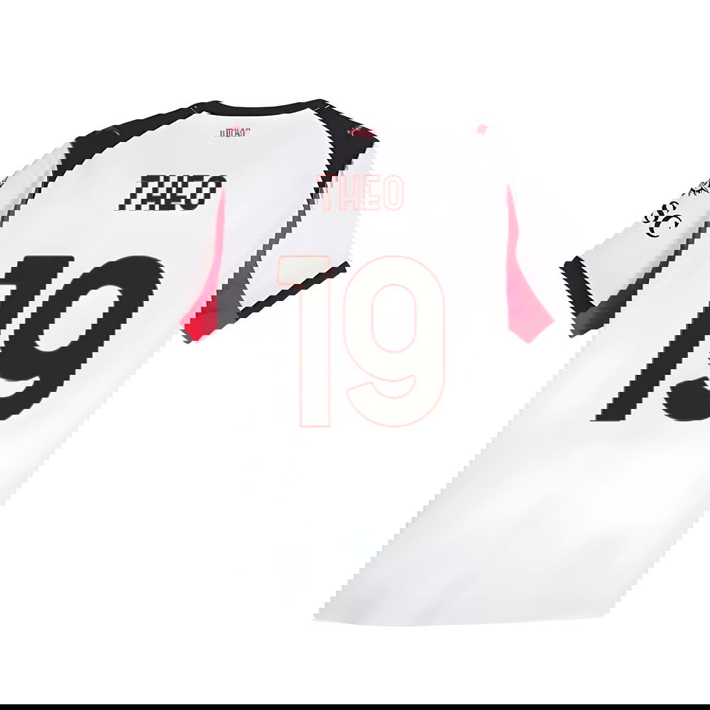 Fotbalové Dresy AC Milan THEO #19 Venkovní Dres 2025-2026