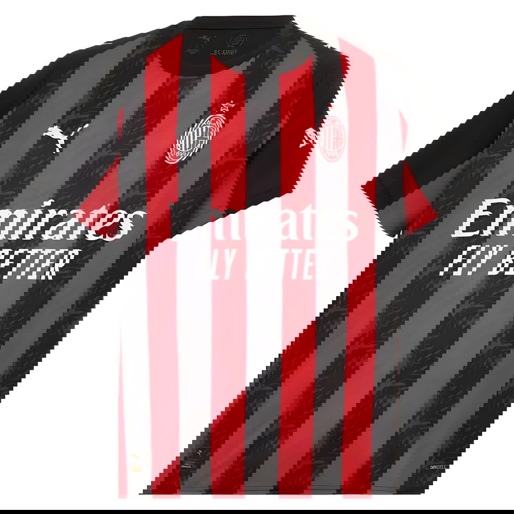 Fotbalové Dresy AC Milan Domácí Dres 2025-2026