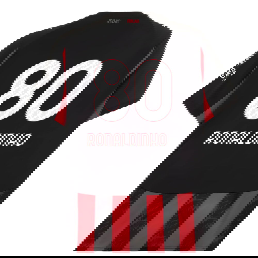 Fotbalové Dresy AC Milan RONALDINHO #80 Domácí Dres 2025-2026