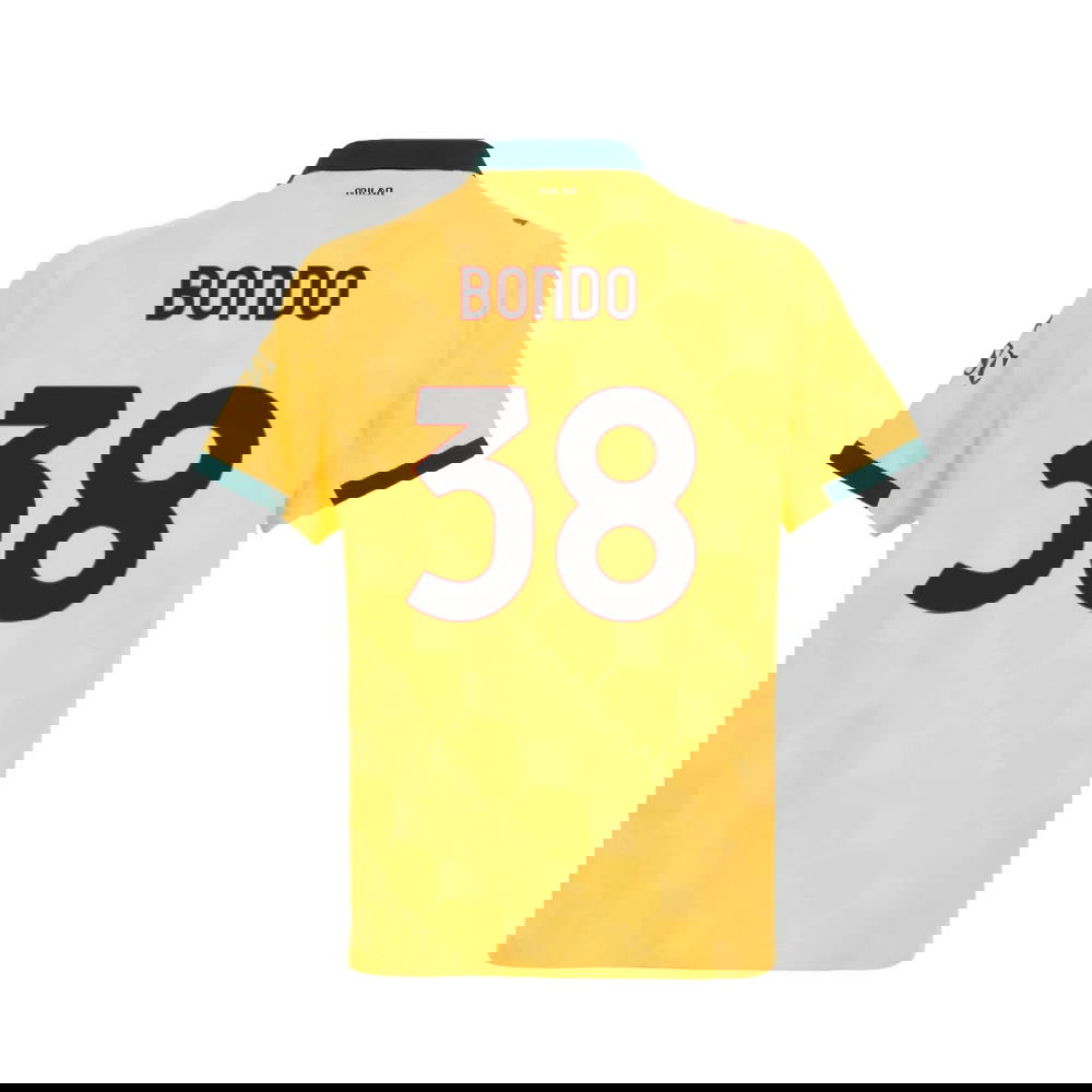 Fotbalové Dresy AC Milan BONDO #38 Alternativní Dres 2025-2026
