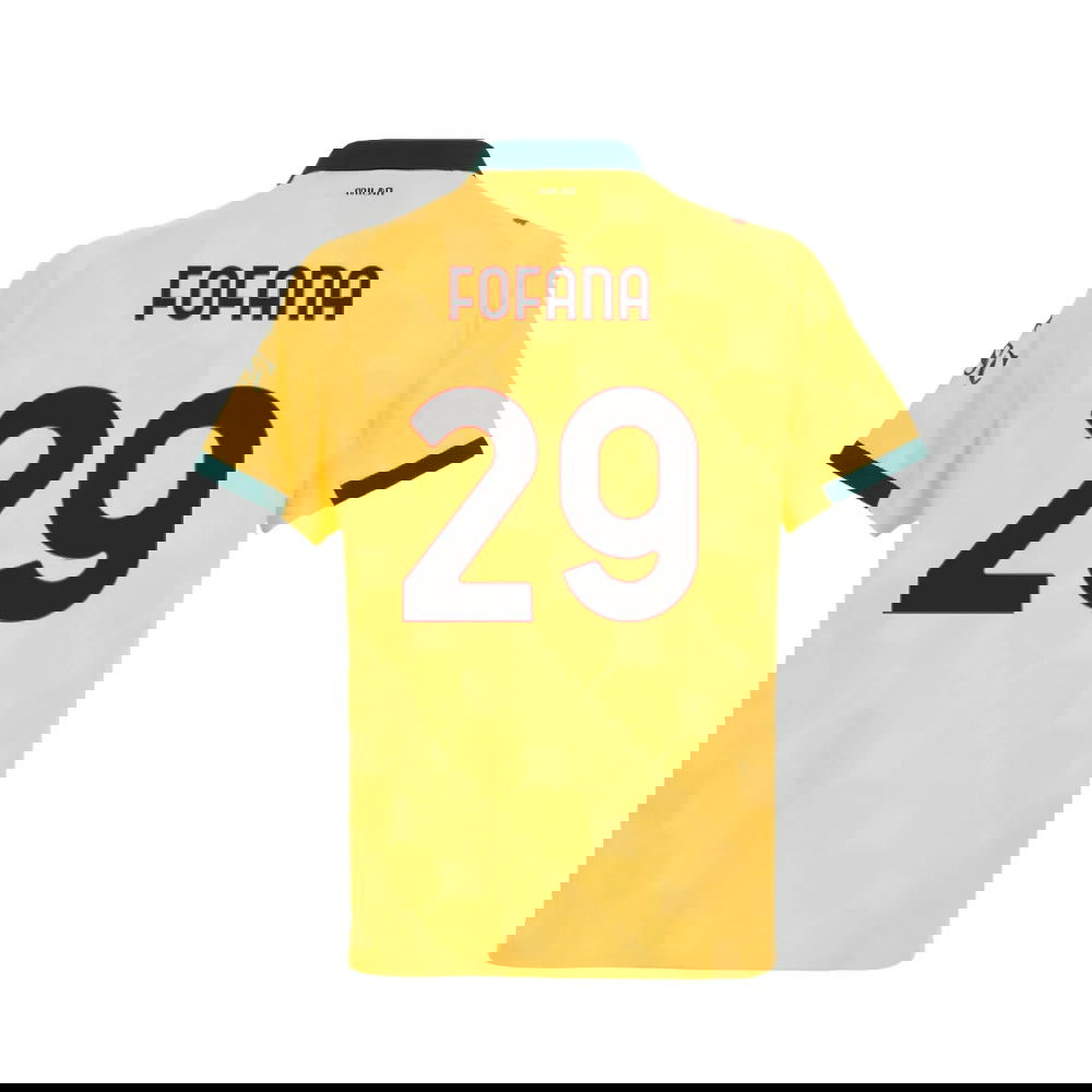 Fotbalové Dresy AC Milan FOFANA #29 Alternativní Dres 2025-2026