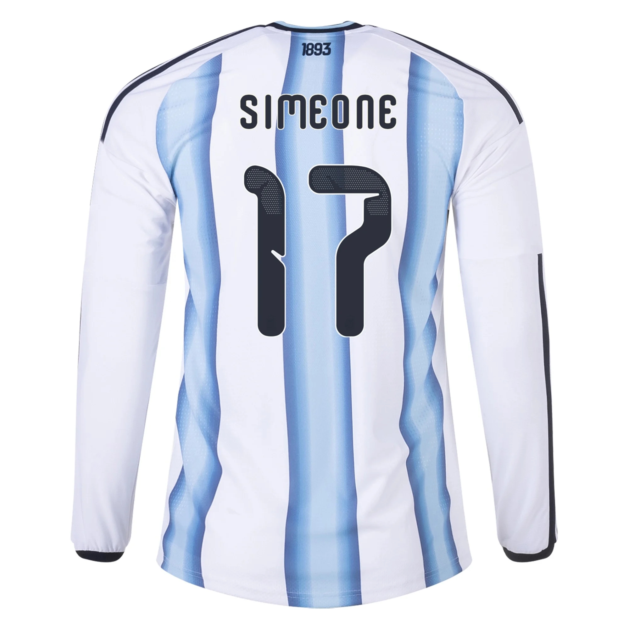 Fotbalové Dresy Argentina Dlouhý Rukáv GIULIANO SIMEONE #17 Domácí Dres Mistrovství světa 2026