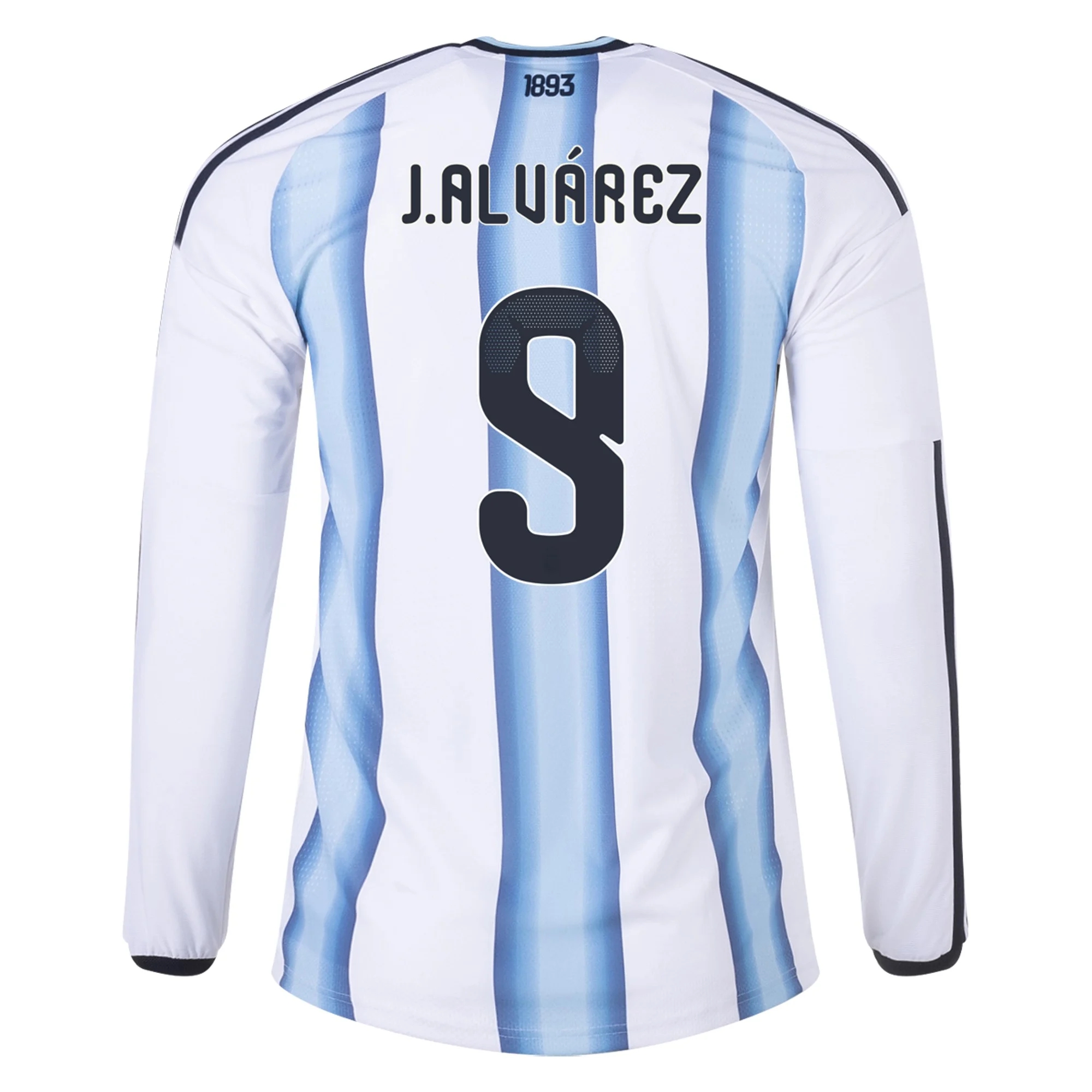 Fotbalové Dresy Argentina Dlouhý Rukáv JULIAN ALVAREZ #9 Domácí Dres Mistrovství světa 2026