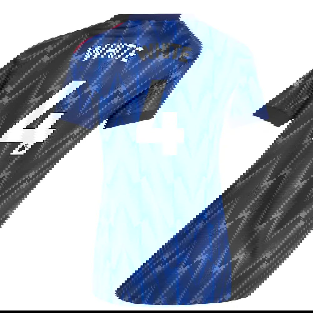 Fotbalové Dresy Arsenal Dámské WHITE #4 Venkovní Dres 2025-2026