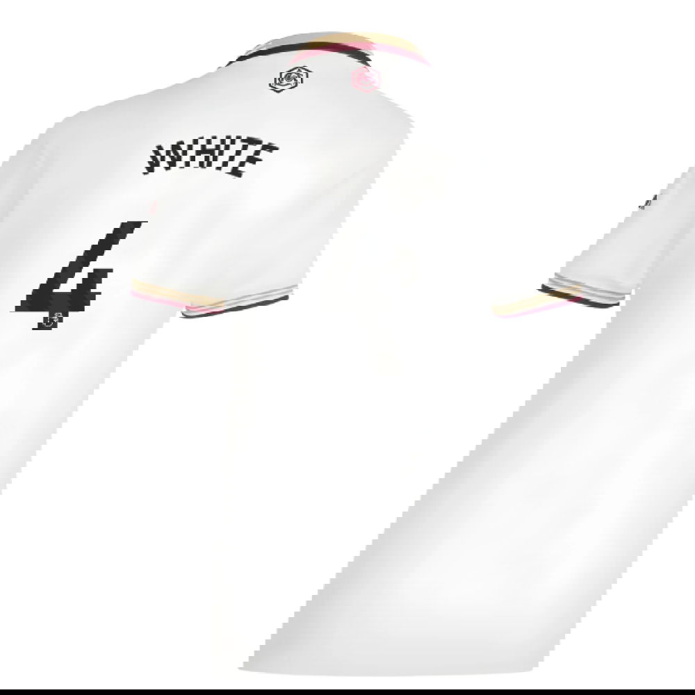 Fotbalové Dresy Arsenal Dámské WHITE #4 Alternativní Dres 2025-2026