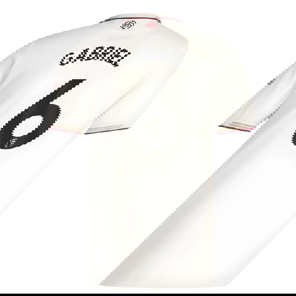 Fotbalové Dresy Arsenal GABRIEL #6 Alternativní Dres 2025-2026