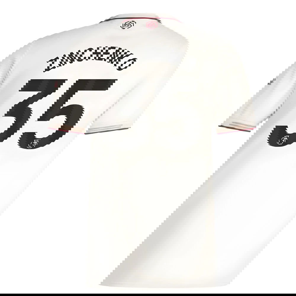 Fotbalové Dresy Arsenal ZINCHENKO #35 Alternativní Dres 2025-2026