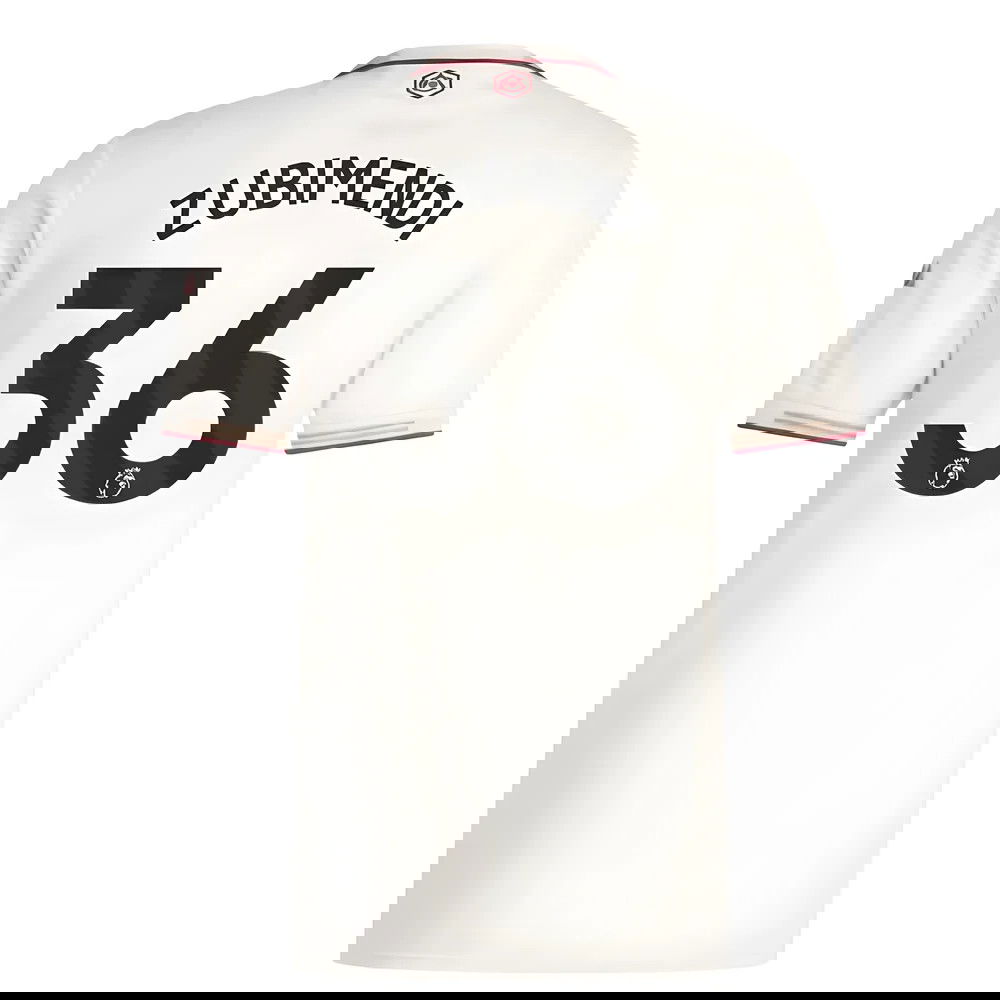 Fotbalové Dresy Arsenal ZUBIMENDI #36 Alternativní Dres 2025-2026