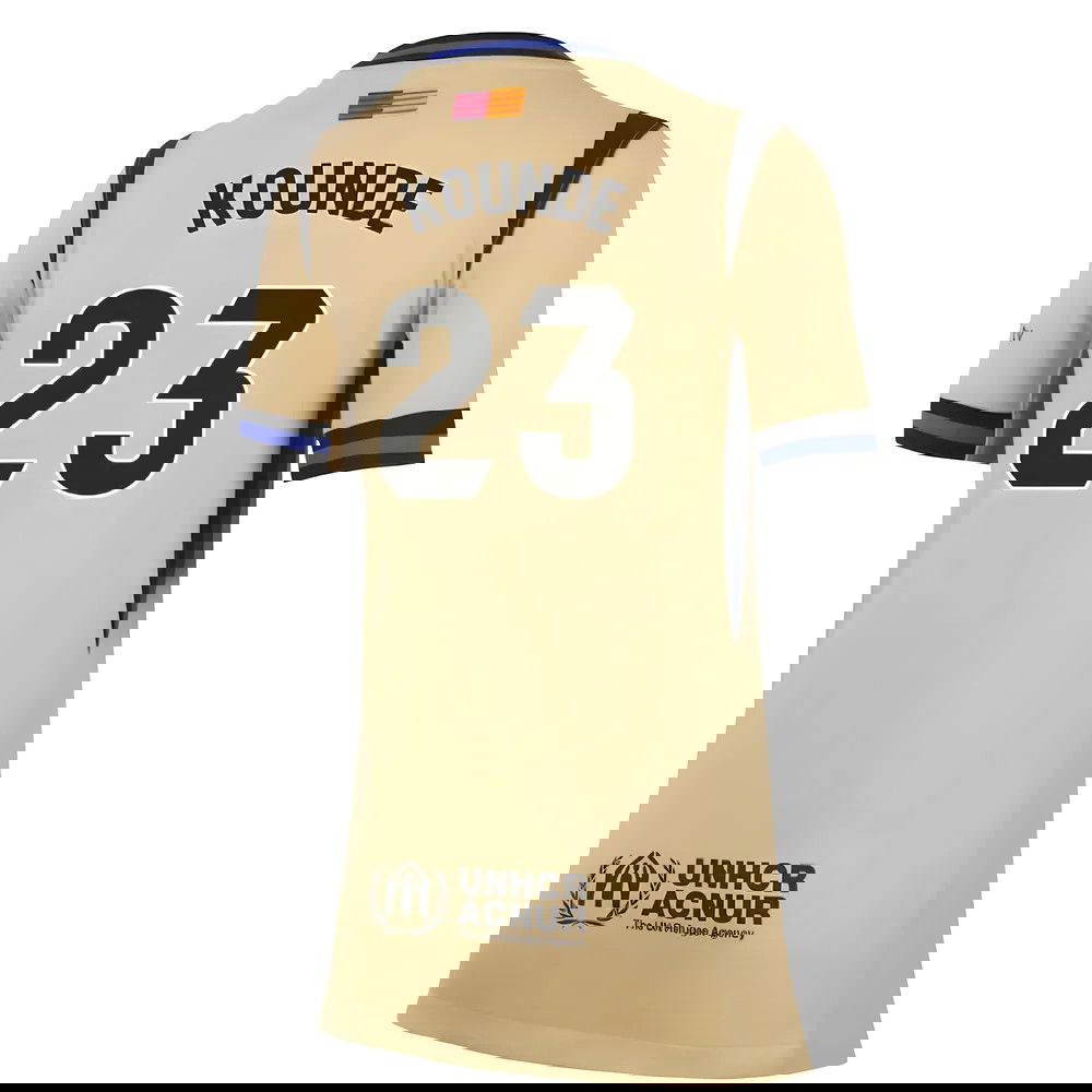 Fotbalové Dresy FC Barcelona Dámské KOUNDE #23 Venkovní Dres 2025-2026