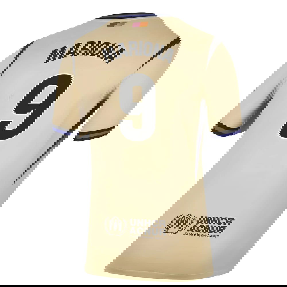 Fotbalové Dresy FC Barcelona MARIONA #9 Venkovní Dres 2025-2026