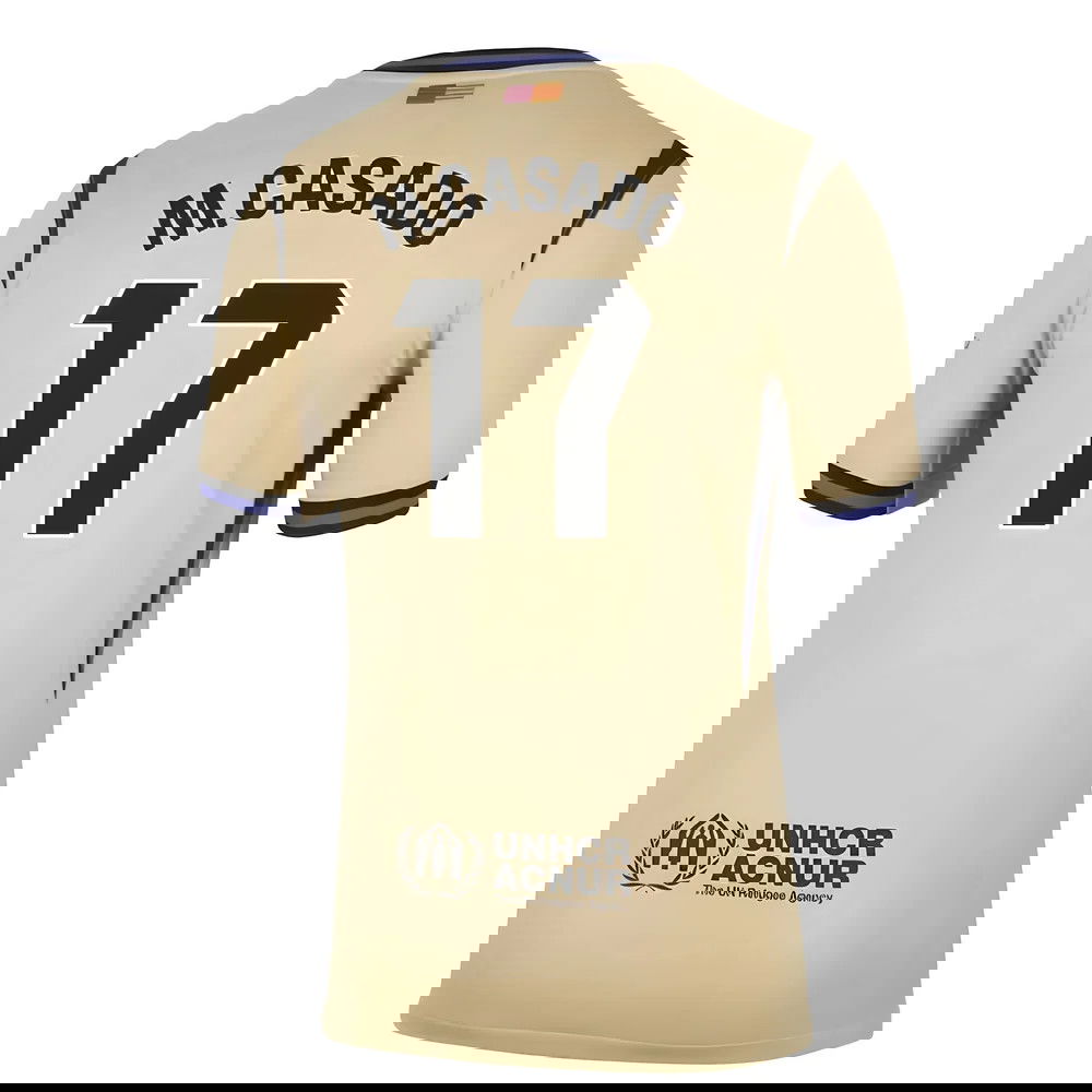 Fotbalové Dresy FC Barcelona MCASADO #17 Venkovní Dres 2025-2026