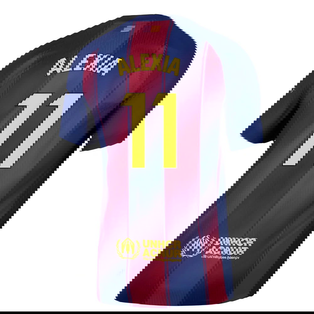 Fotbalové Dresy FC Barcelona ALEXIA #11 Domácí Dres 2025-2026