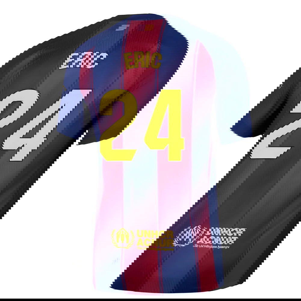 Fotbalové Dresy FC Barcelona ERIC #24 Domácí Dres 2025-2026