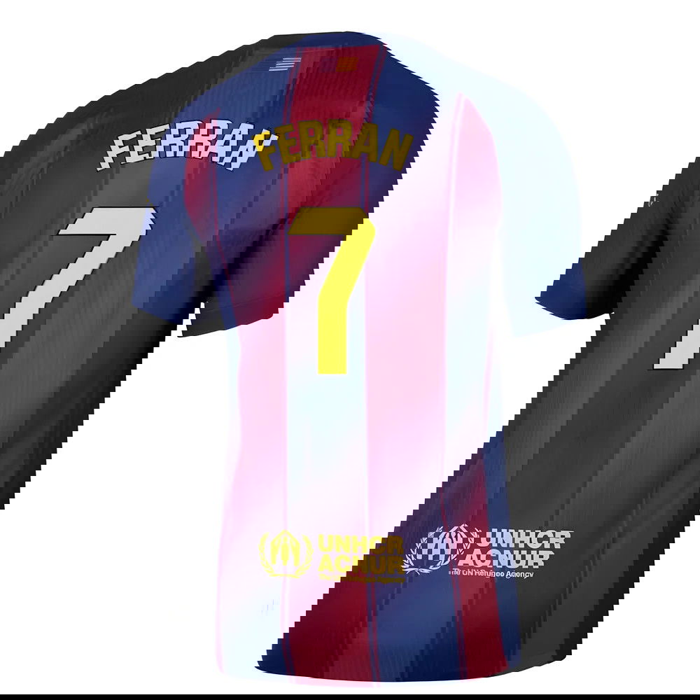 Fotbalové Dresy FC Barcelona FERRAN #7 Domácí Dres 2025-2026