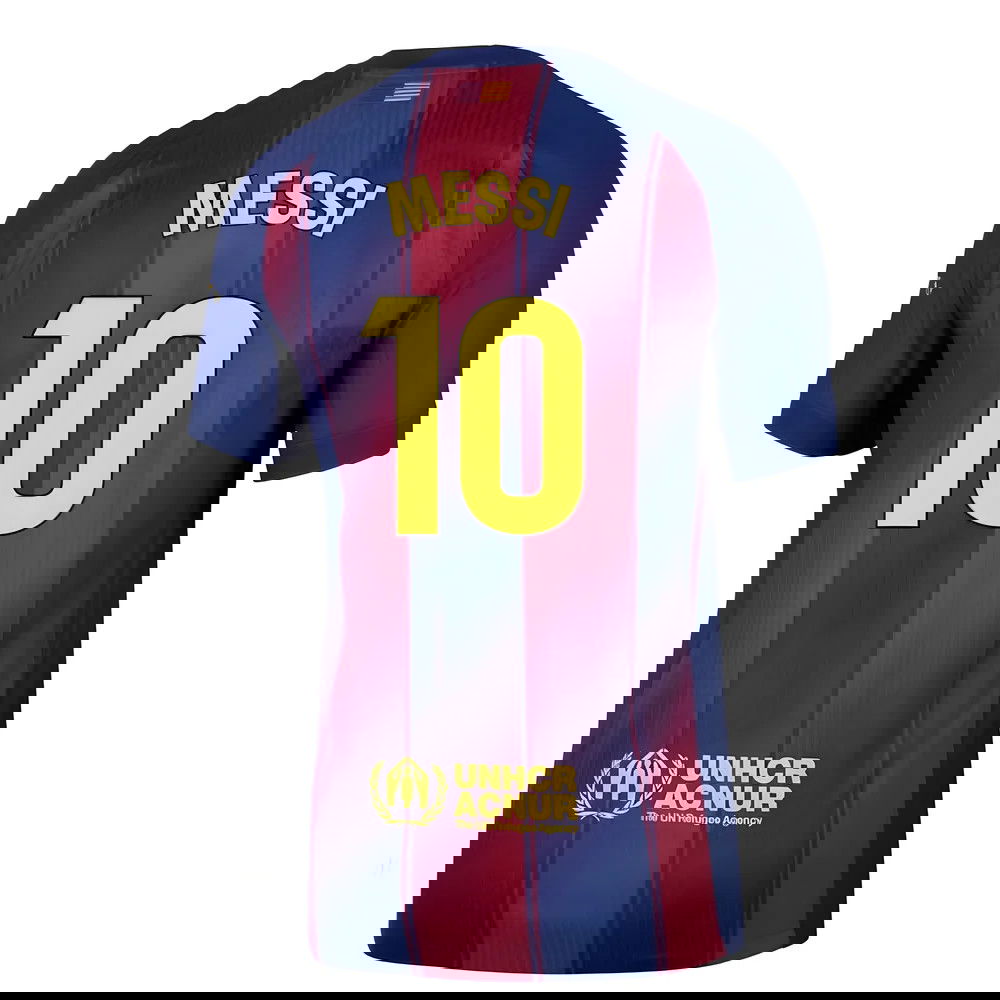 Fotbalové Dresy FC Barcelona MESSI #10 Domácí Dres 2025-2026