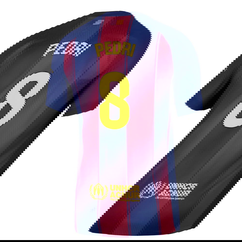 Fotbalové Dresy FC Barcelona PEDRI #8 Domácí Dres 2025-2026