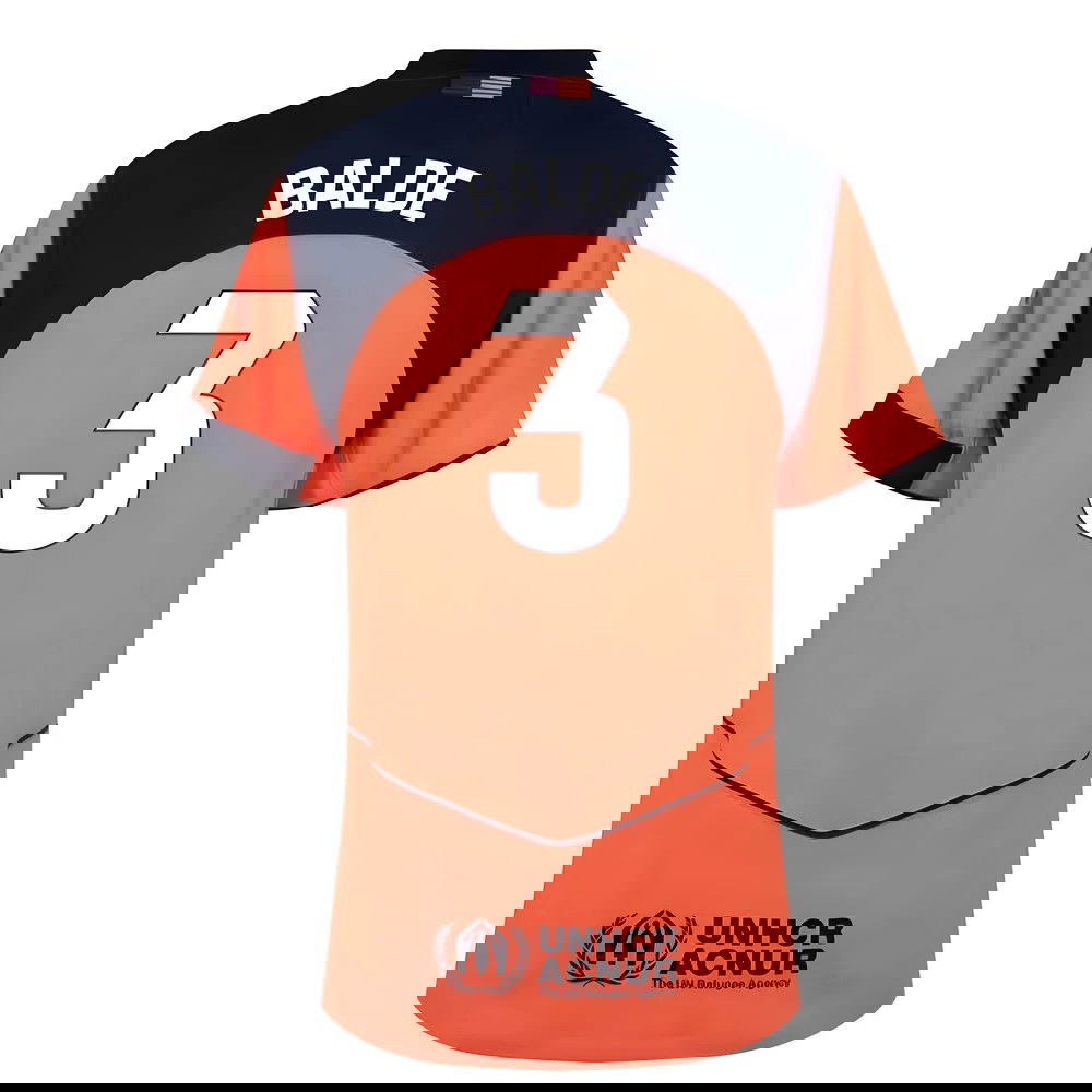 Fotbalové Dresy FC Barcelona BALDE #3 Alternativní Dres 2025-2026