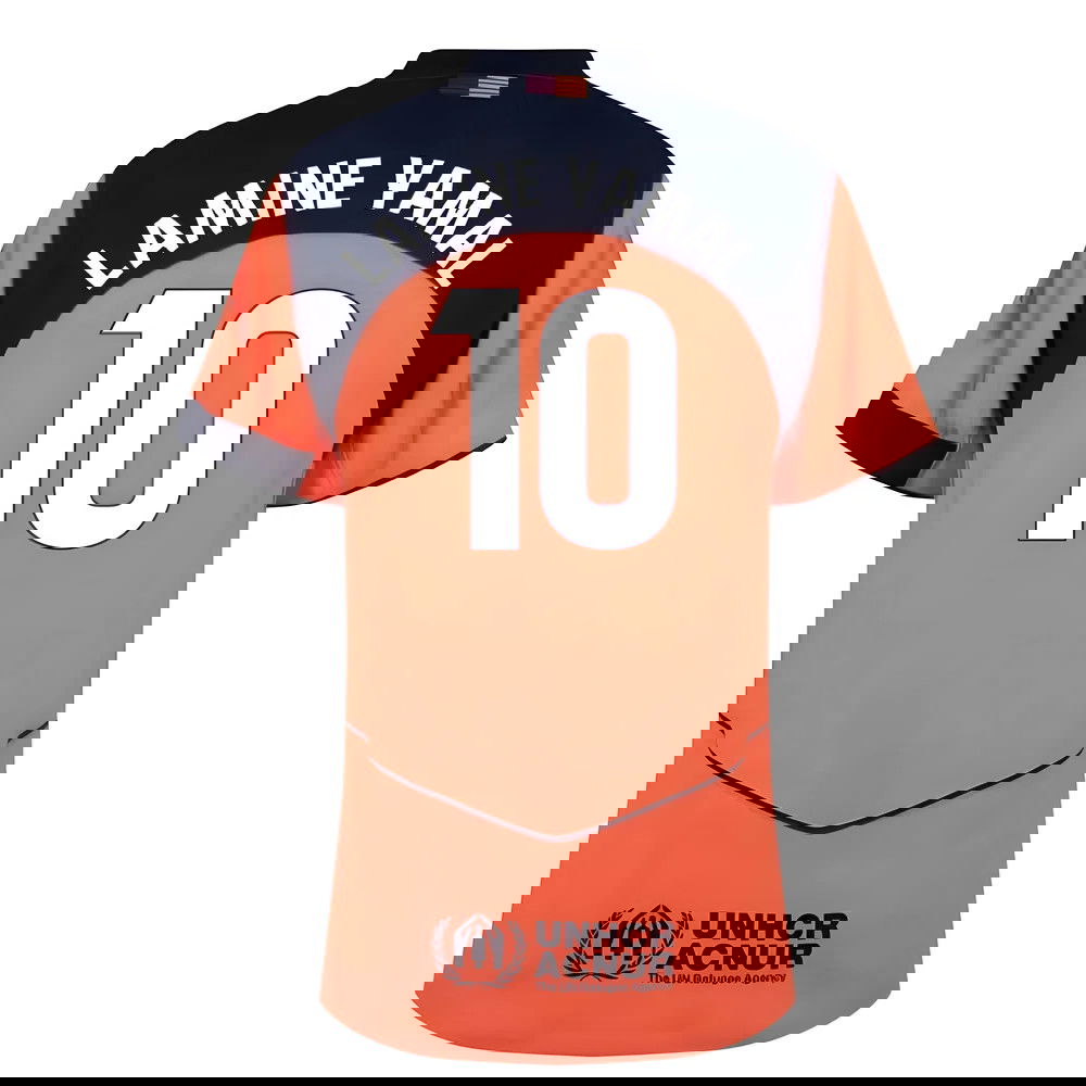 Fotbalové Dresy FC Barcelona LAMINE YAMAL #10 Alternativní Dres 2025-2026