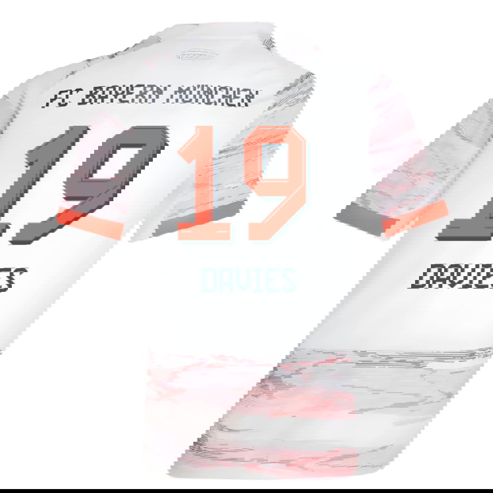 Fotbalové Dresy Bayern Munich DAVIES #19 Venkovní Dres 2025-2026
