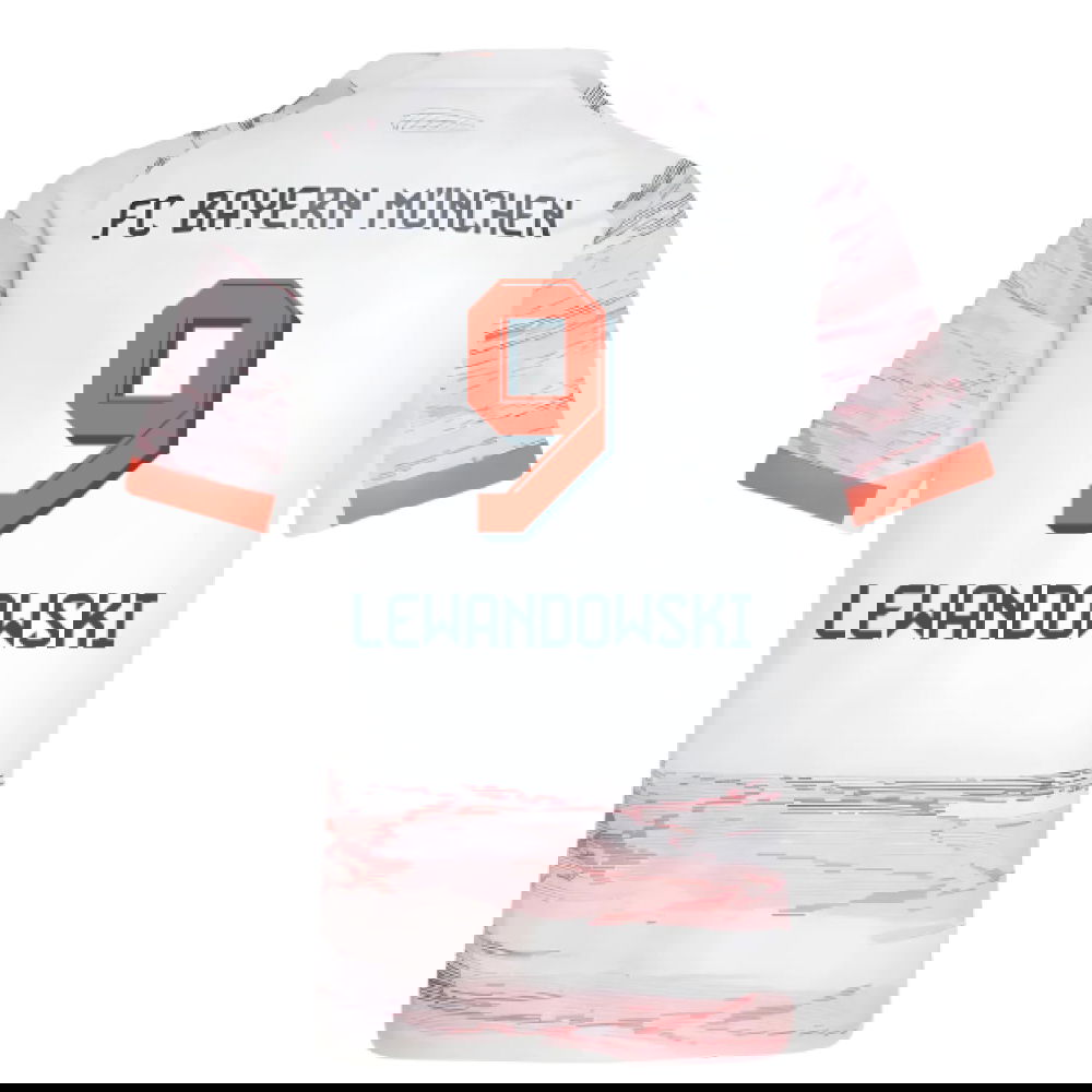 Fotbalové Dresy Bayern Munich LEWANDOWSKI #9 Venkovní Dres 2025-2026