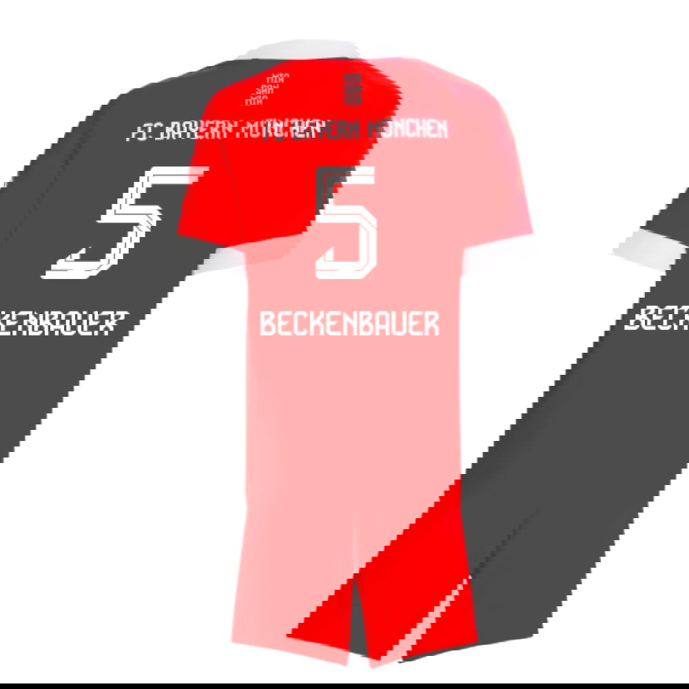 Fotbalové Dresy Bayern Munich Dětské BECKENBAUER #5 Domácí Dres 2025-2026