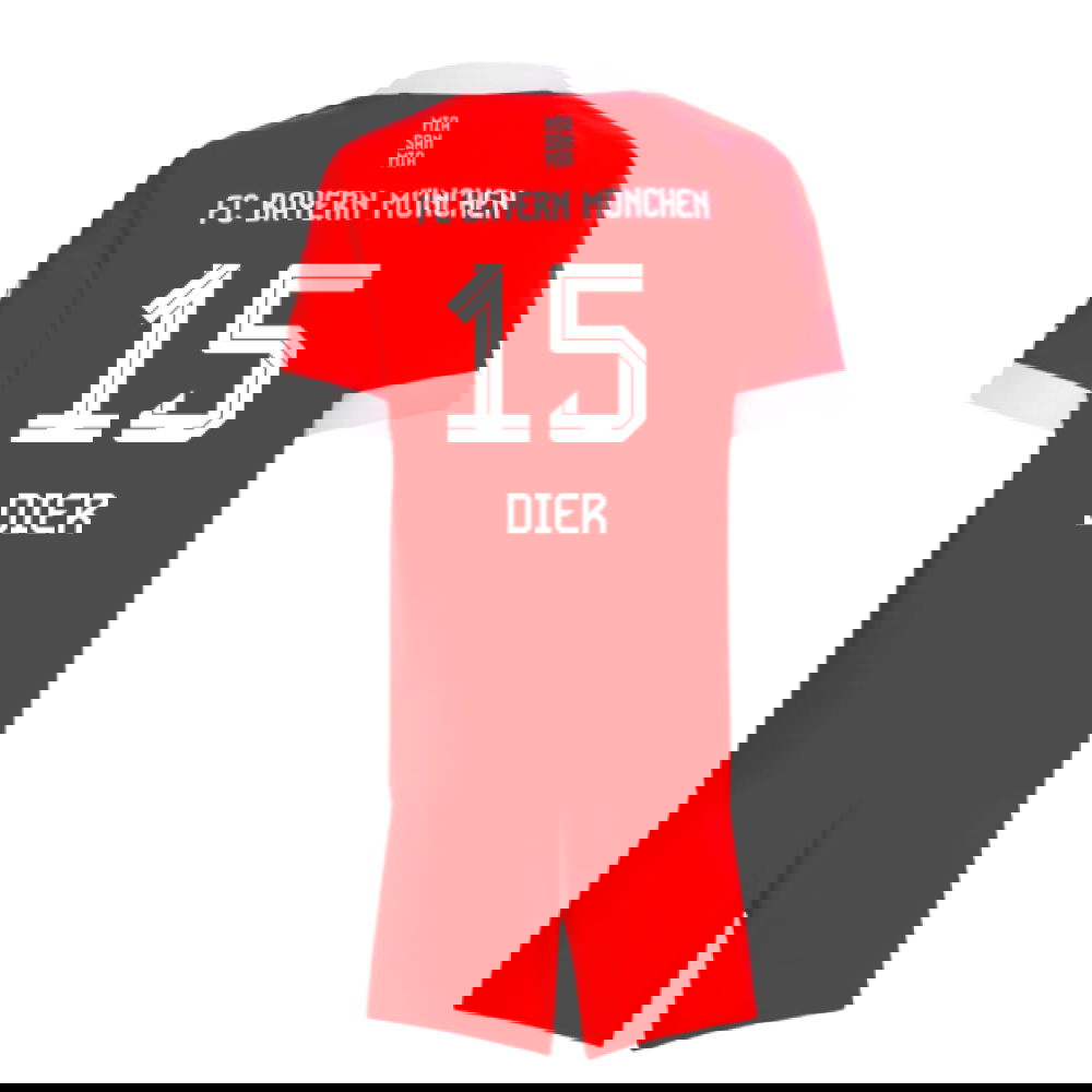 Fotbalové Dresy Bayern Munich Dětské DIER #15 Domácí Dres 2025-2026