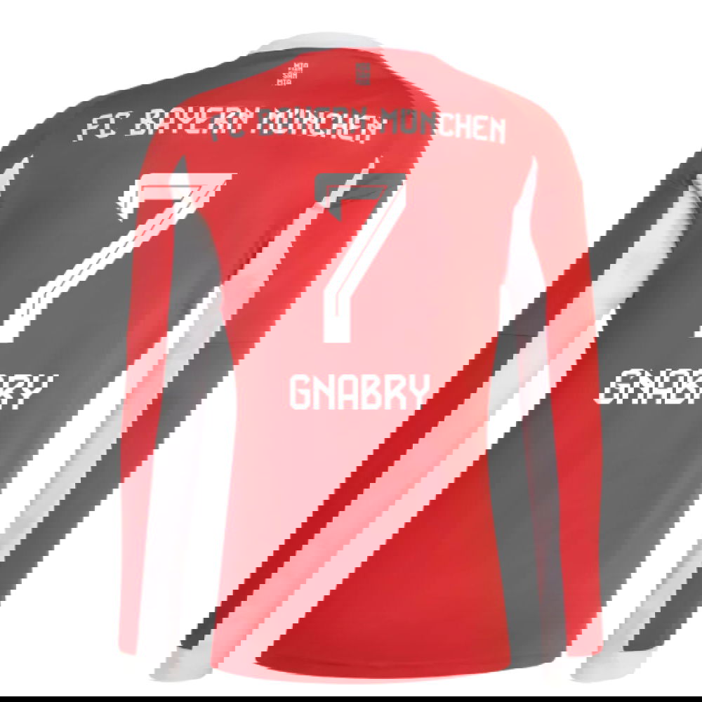 Fotbalové Dresy Bayern Munich Dlouhý Rukáv GNABRY #7 Domácí Dres 2025-2026