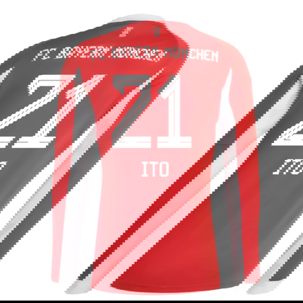 Fotbalové Dresy Bayern Munich Dlouhý Rukáv ITO #21 Domácí Dres 2025-2026