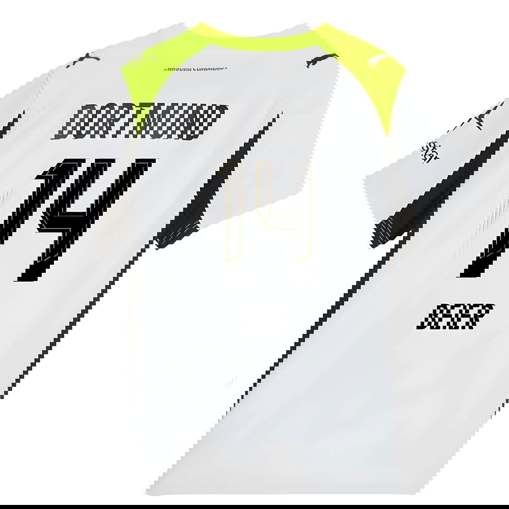 Fotbalové Dresy BVB Borussia Dortmund BEIER #14 Venkovní Dres 2025-2026