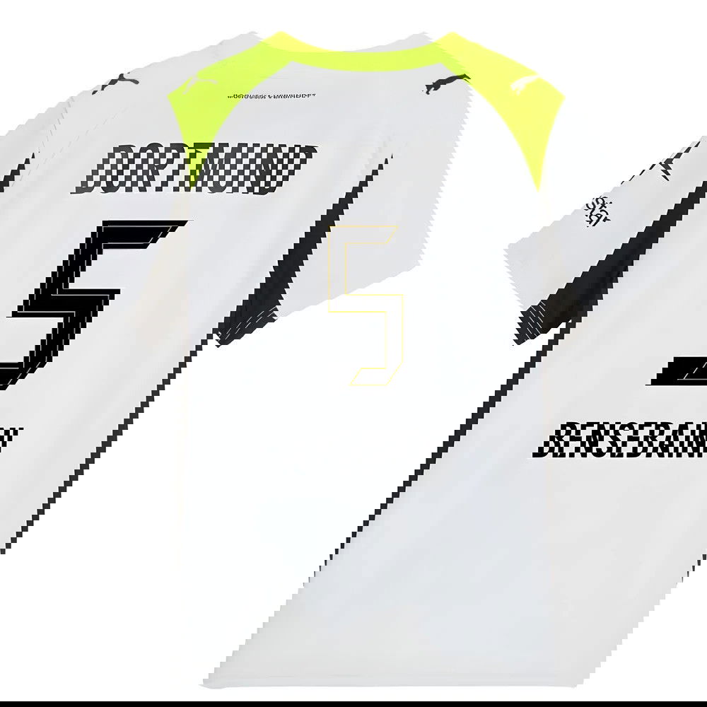 Fotbalové Dresy BVB Borussia Dortmund BENSEBAINI #5 Venkovní Dres 2025-2026