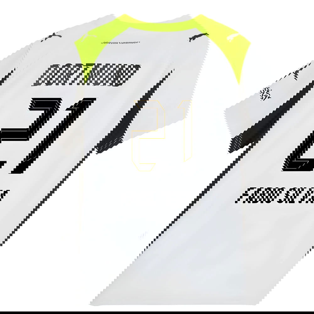 Fotbalové Dresy BVB Borussia Dortmund FABIO SILVA #21 Venkovní Dres 2025-2026