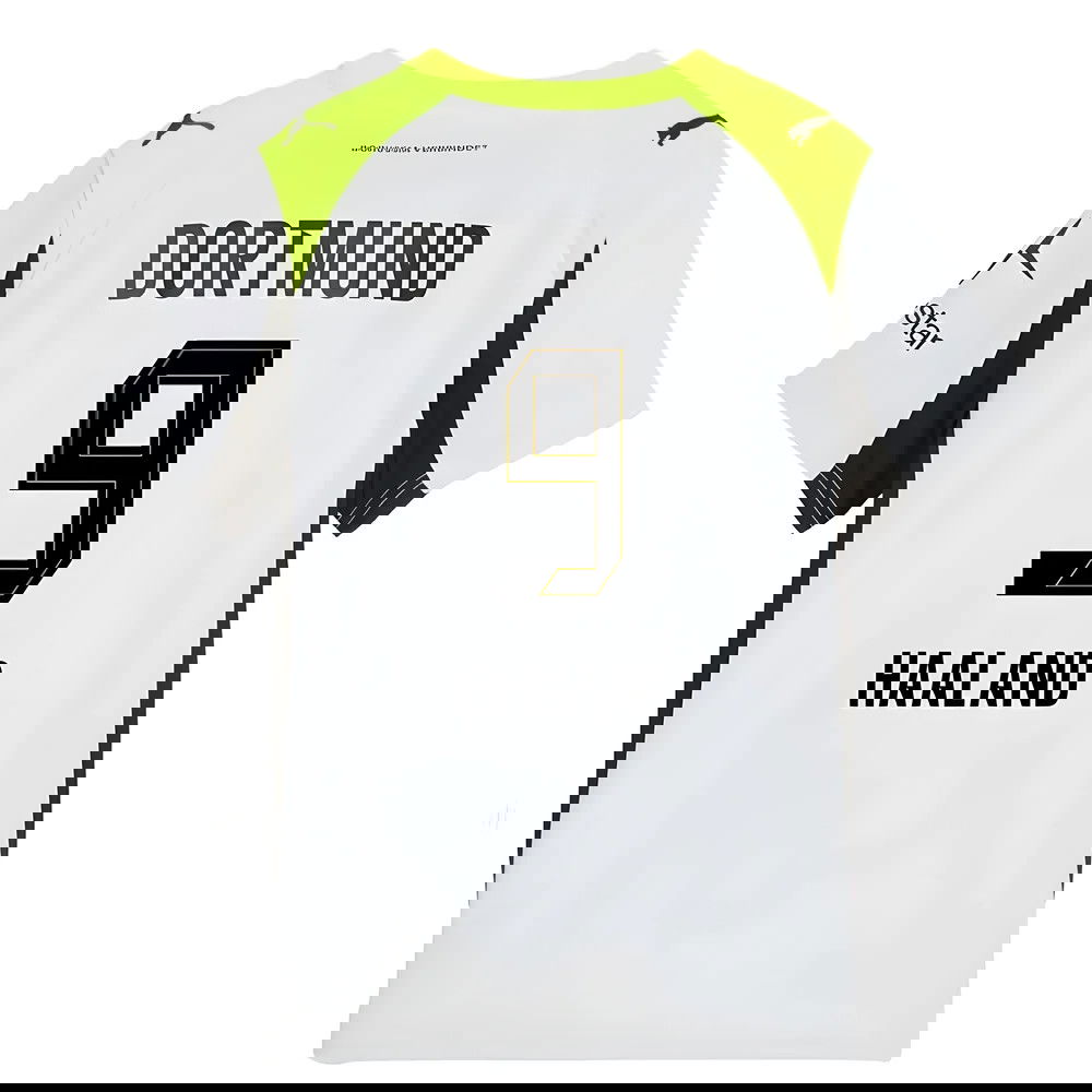 Fotbalové Dresy BVB Borussia Dortmund HAALAND #9 Venkovní Dres 2025-2026