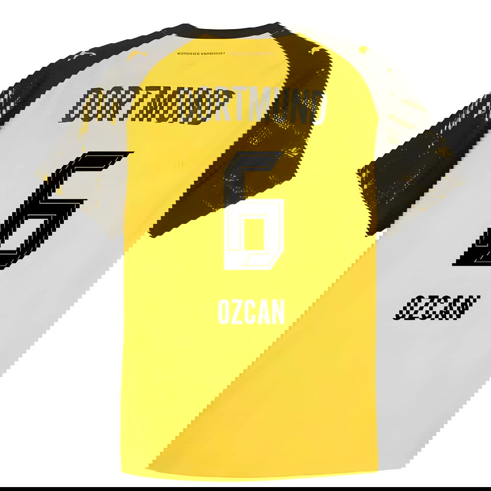 Fotbalové Dresy BVB Borussia Dortmund OZCAN #6 Domácí Dres 2025-2026