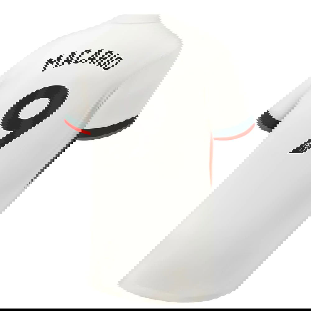 Fotbalové Dresy Chelsea MACARIO #9 Venkovní Dres 2025-2026