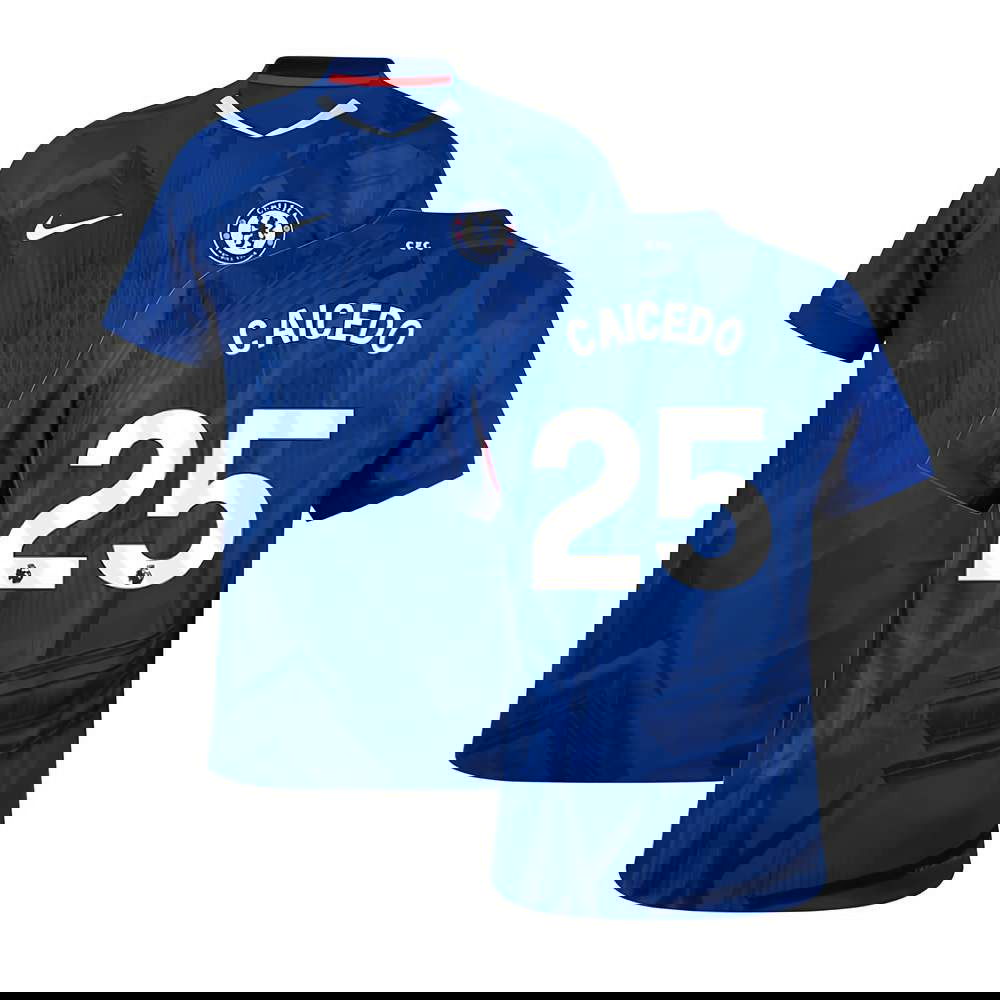 Fotbalové Dresy Chelsea CAICEDO #25 Domácí Dres 2025-2026