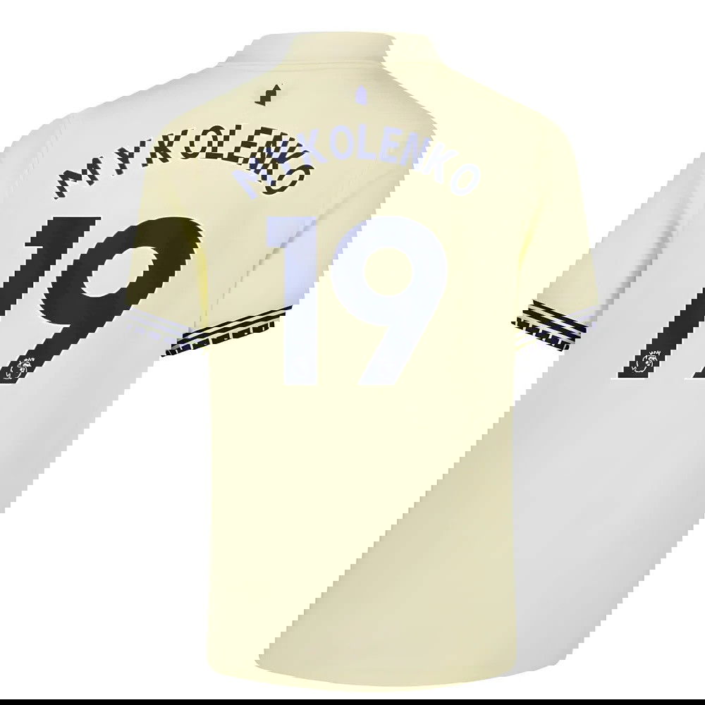 Fotbalové Dresy Everton MYKOLENKO #19 Venkovní Dres 2025-2026