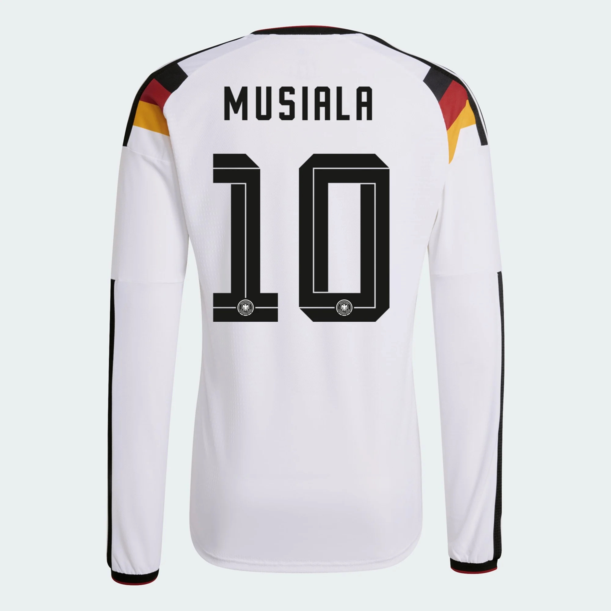 Fotbalové Dresy Německo Dlouhý Rukáv JAMAL MUSIALA #10 Domácí Dres Mistrovství světa 2026