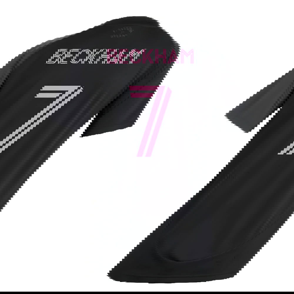 Fotbalové Dresy Inter Miami CF Dámské BECKHAM #7 Venkovní Dres Mistrovství světa 2026