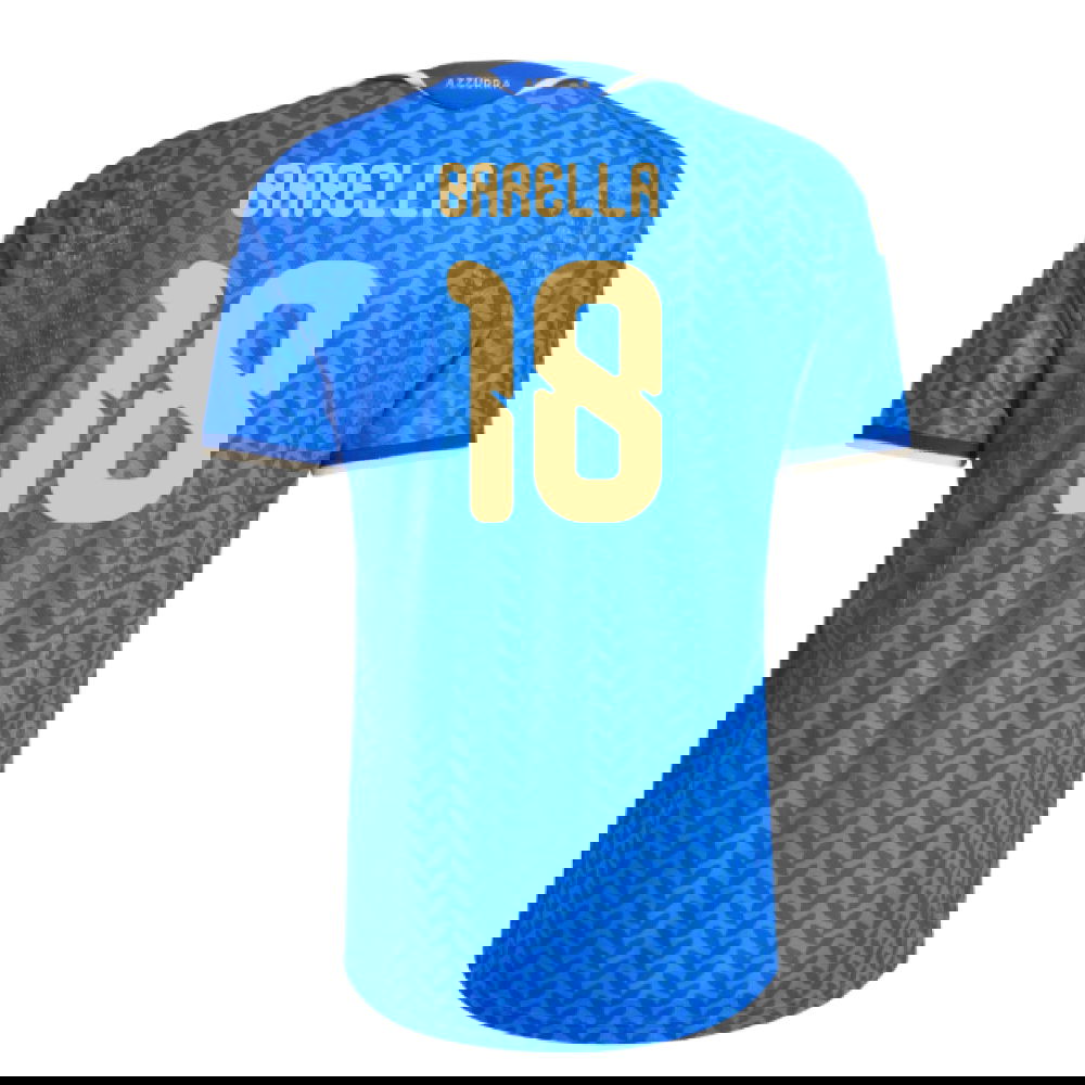Fotbalové Dresy Itálie BARELLA #18 Domácí Dres Mistrovství světa 2026