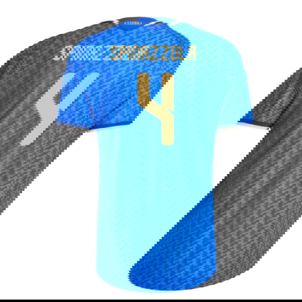 Fotbalové Dresy Itálie SPINAZZOLA #4 Domácí Dres Mistrovství světa 2026