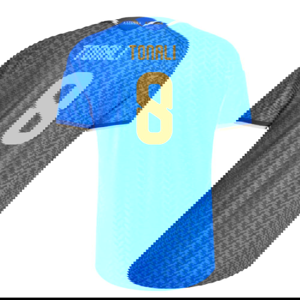 Fotbalové Dresy Itálie TONALI #8 Domácí Dres Mistrovství světa 2026