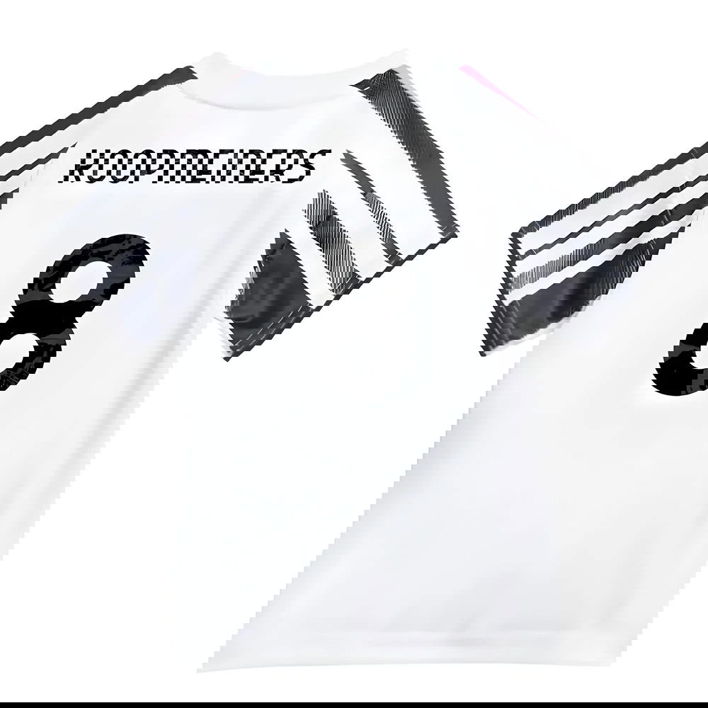 Fotbalové Dresy Juventus Dětské KOOPMEINERS #8 Domácí Dres 2025-2026