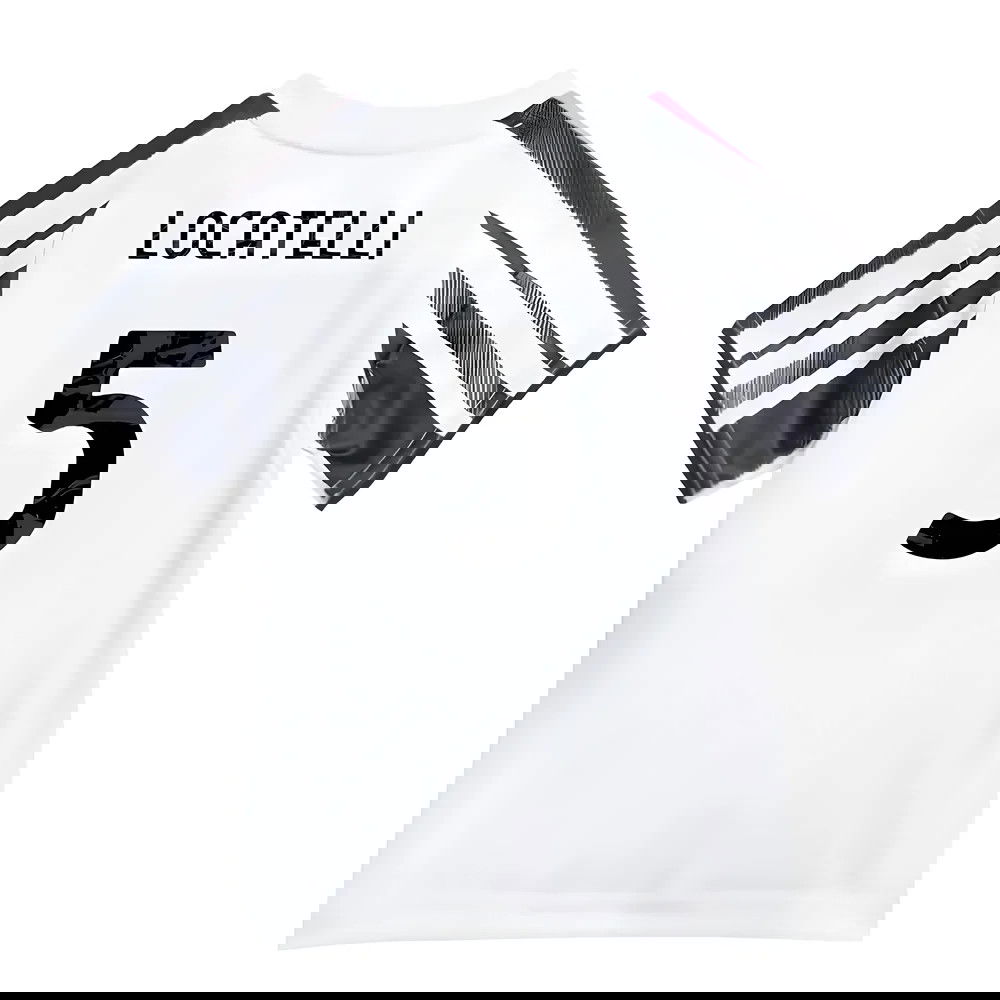Fotbalové Dresy Juventus Dětské LOCATELLI #5 Domácí Dres 2025-2026