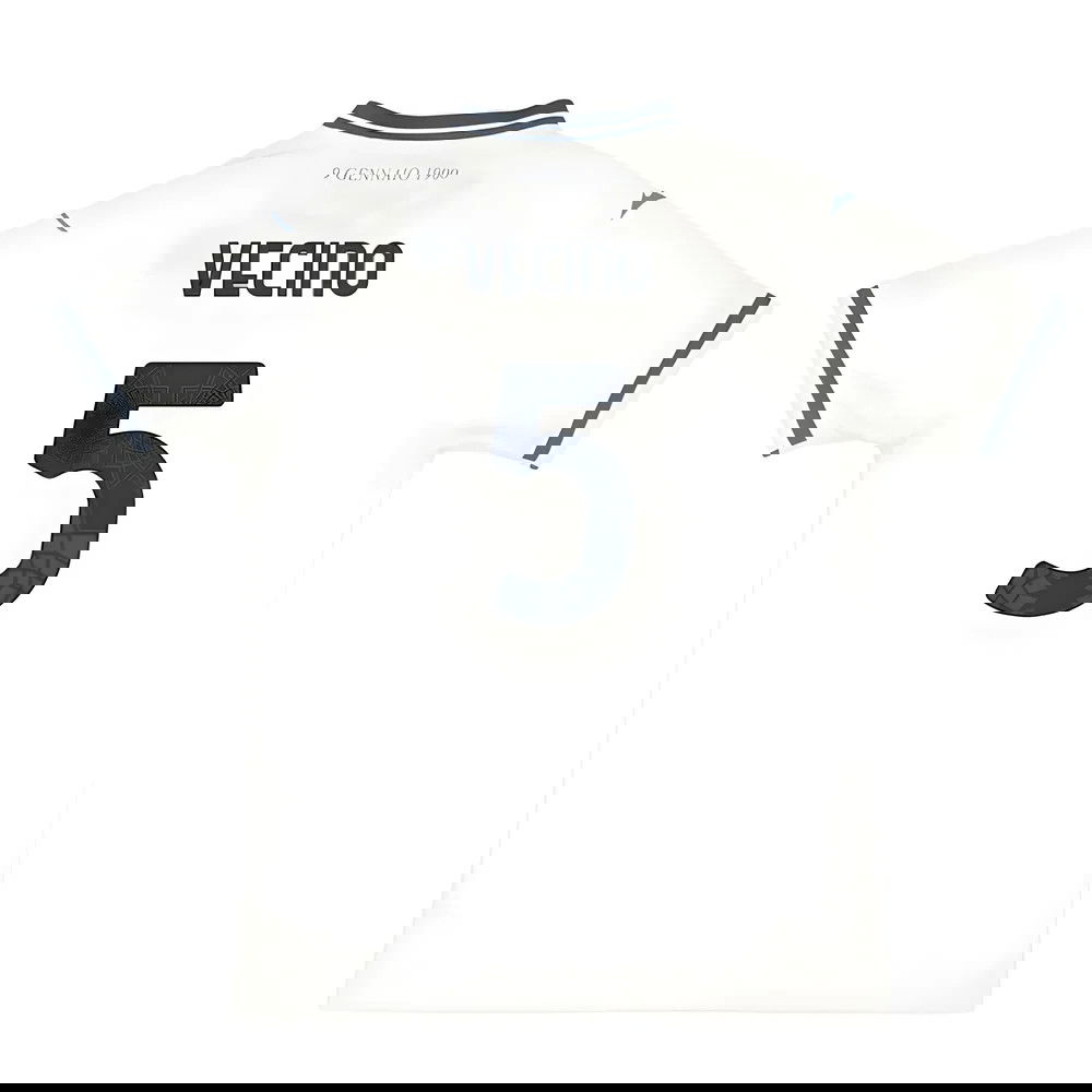 Fotbalové Dresy SS Lazio VECINO #5 Venkovní Dres 2025-2026
