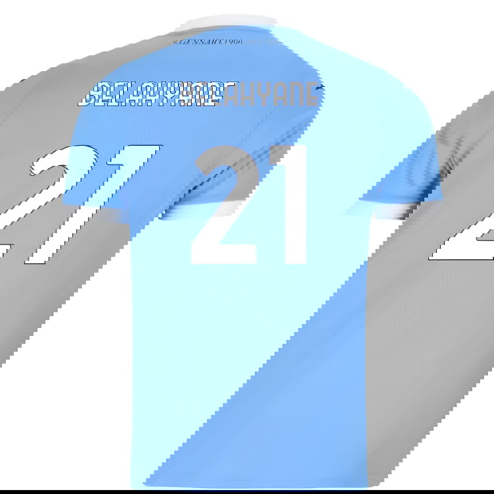 Fotbalové Dresy SS Lazio BELAHYANE #21 Domácí Dres 2025-2026