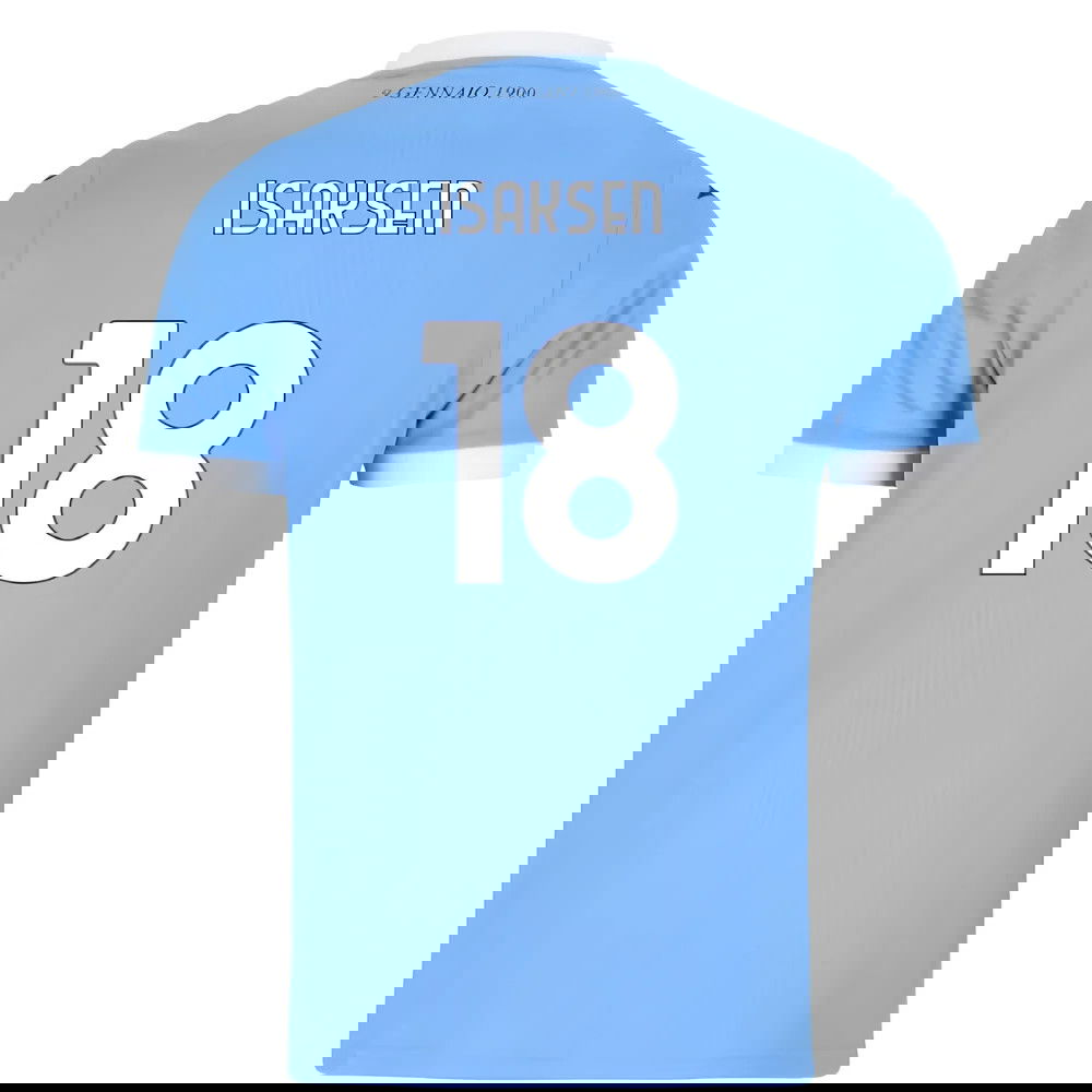 Fotbalové Dresy SS Lazio ISAKSEN #18 Domácí Dres 2025-2026