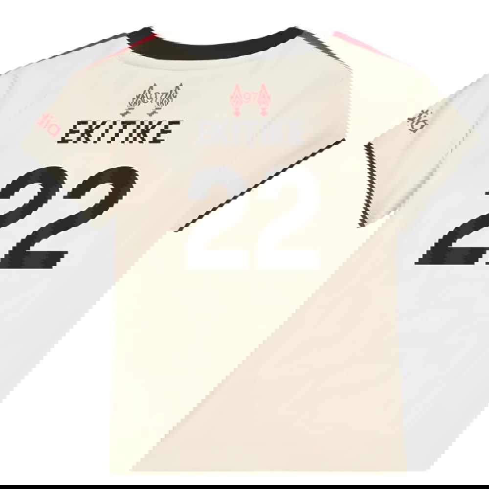 Fotbalové Dresy Liverpool Dětské EKITIKE #22 Venkovní Dres 2025-2026
